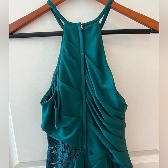 David's Bridal High-Neck Mesh Dress w/ Lace
Inset Bridesmaid/Prom/Formal - Picture 10 of 16